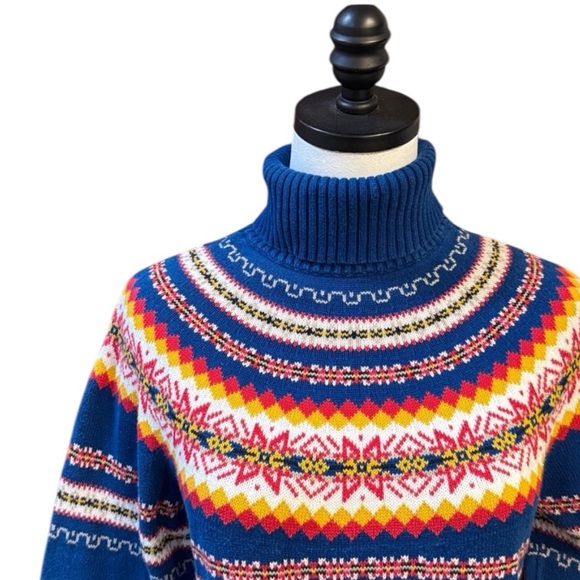 Pendleton Fair Isle Turtleneck Sweater - Picture 3 of 6